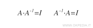 la formula della matrice inversa