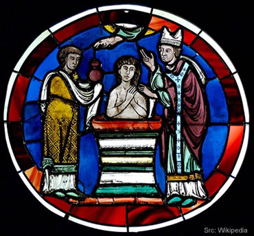mosaico vetrato della Sainte Chapelle a Parigi