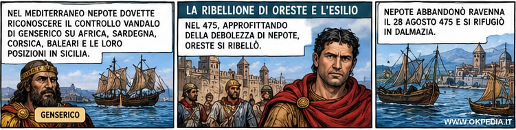 Nepote fuggì in Dalmazia