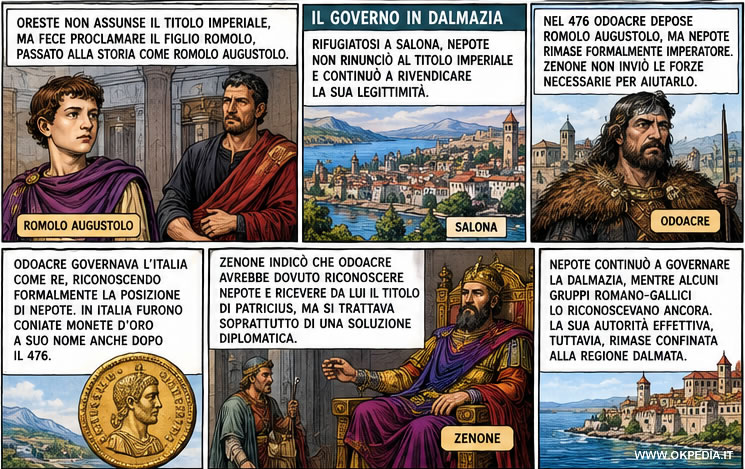 Romolo Augustolo venne deposto da Odoacre