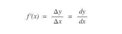la notazione del calcolo differenziale