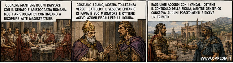 l'amministrazione di Odoacre e la religione