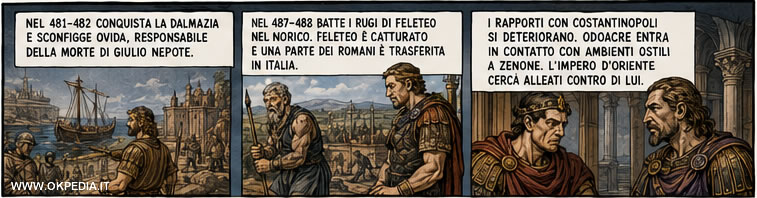 le conquiste di Odoacre