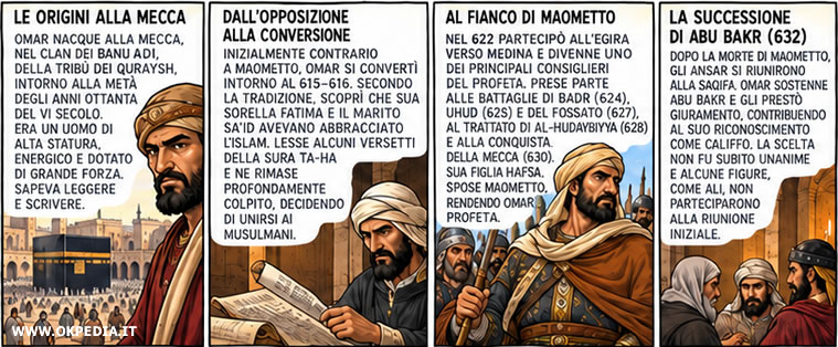 Le origini e la conversione