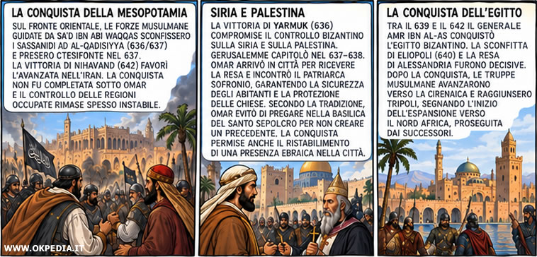 le conquiste territoriali