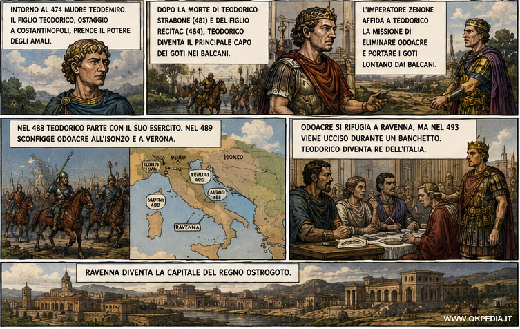 la guerra contro Odoacre