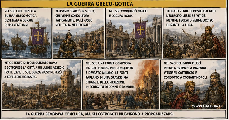 La guerra greco-gotica