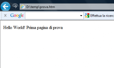 PAGINA HTML