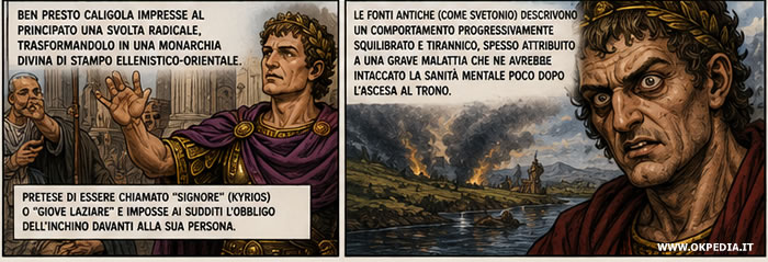 la trasformazione di Caligola
