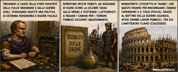la politica finanziaria di Vespasiano