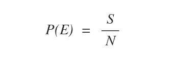 la formula della probabilità empirica