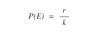 la formula della probabilità formale