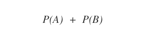 La formula della probabilità totale se i due eventi si escludono reciprocamente
