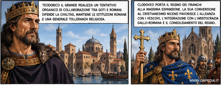 Teodorico e Clodoveo