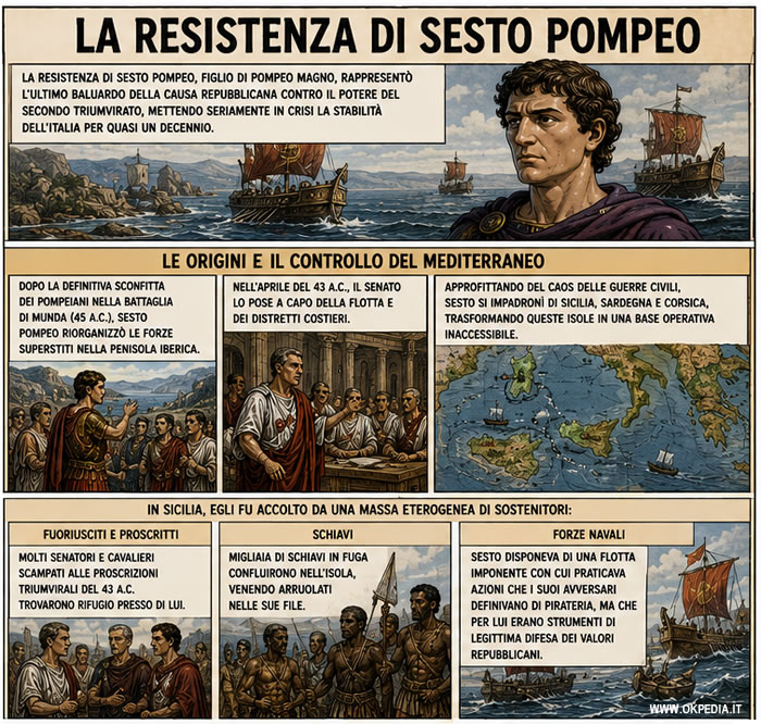 la resistenza di Sesto Pompeo