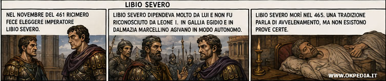 la nomina di un imperatore fantoccio con Libio Severo