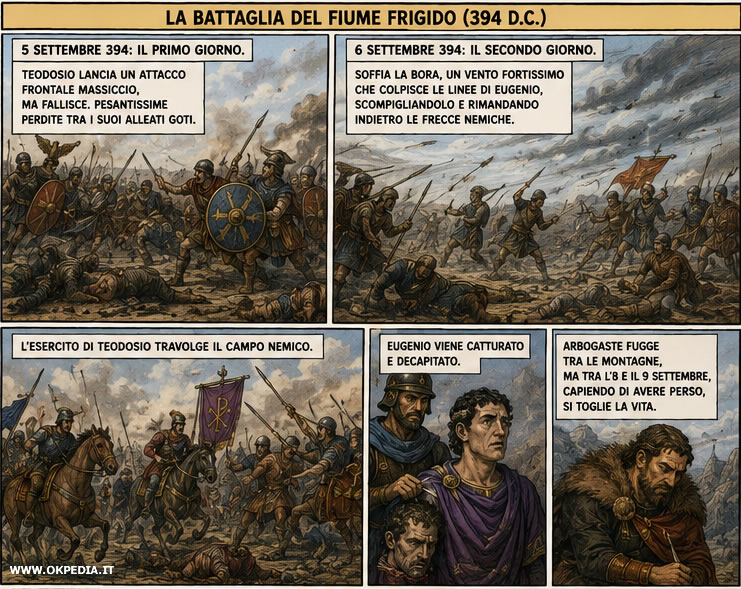 la battaglia del Frigido