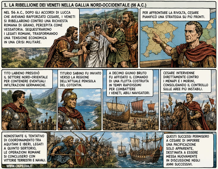 la seconda fase della campagna gallica