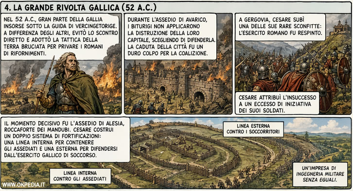la grande rivolta dei Galli