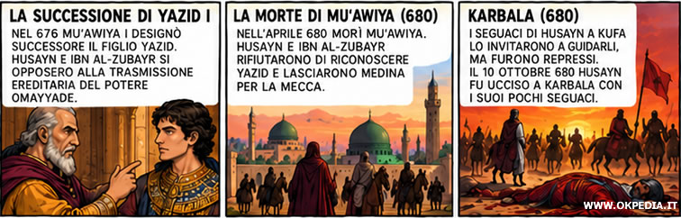la successione dinastica di Yazid