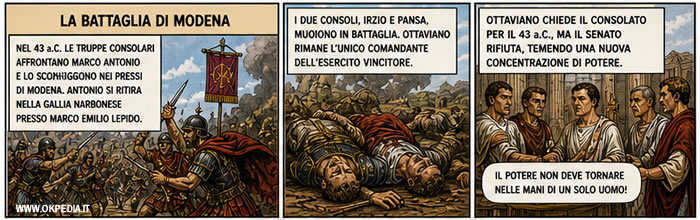 la battaglia di Modena