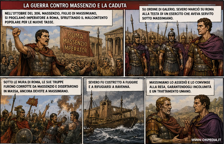la rivolta di Massenzio