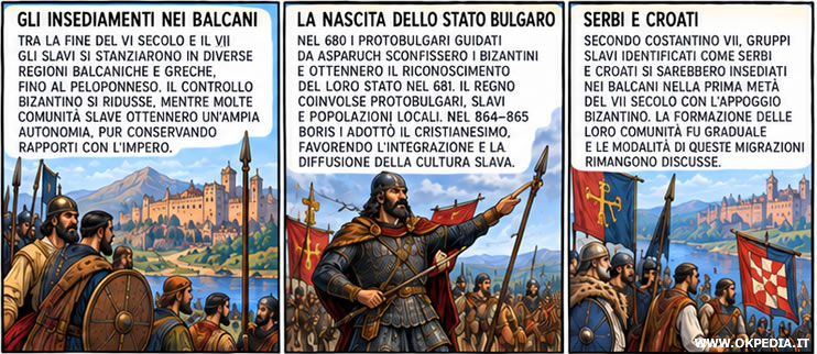 gli insediamenti nei Balcani