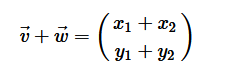 la somma dei vettori