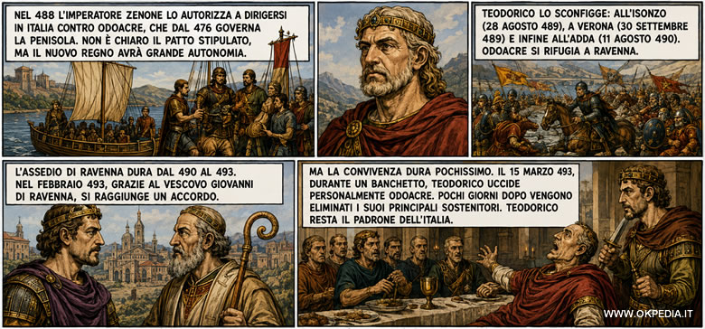 la guerra contro Odoacre