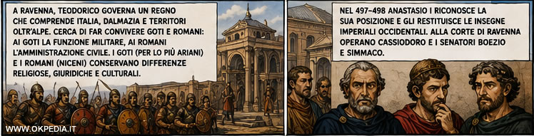 Teodorico governa l'Italia