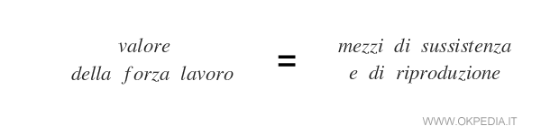 il valore della forza lavoro