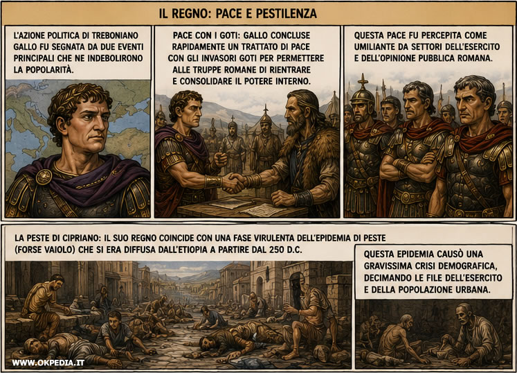 la pace con i Goti e la peste