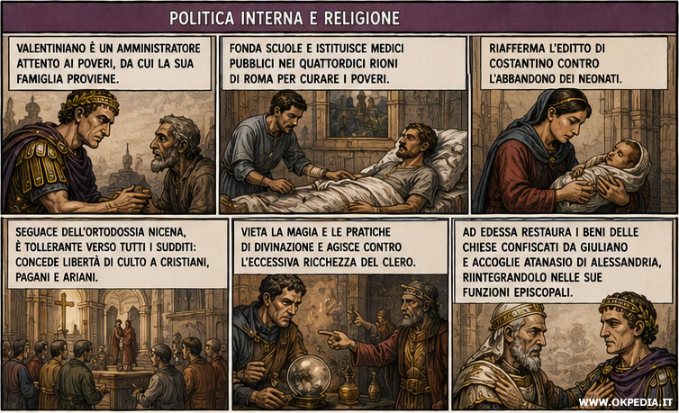 La politica interna e religiosa