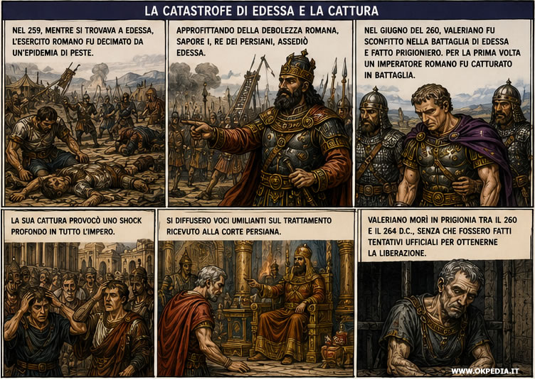 la sconfitta e la cattura di Valeriano