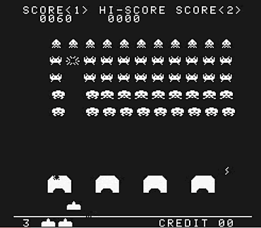 VIDEOGIOCO SPACE INVADERS