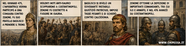 l'usurpazione di Basilisco nel 475