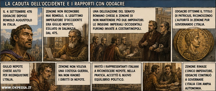 la deposizione di Romolo Augustolo
